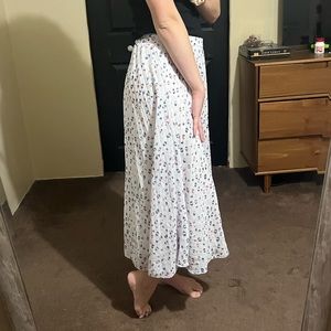 Speckled maxi skirt
